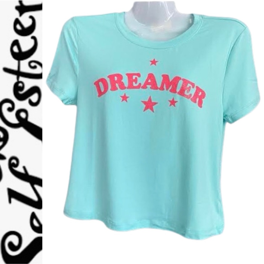 💭⭐️ Girls Turquoise Dreamer Top Self…